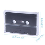 45-Minute Blank Cassette Audio Tape for Recording (different colours available)