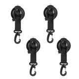 Heavy-Duty Car Suction Cup Anchor with Hook & Carabiner