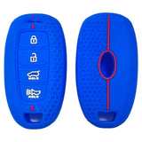 Honeycomb Silicone 4-Button Key Cover for Hyundai Elantra, Sonata & Custo Remote Keys