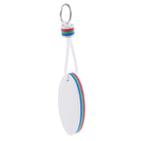 Surfboard Floating Key Ring (White & Orange)