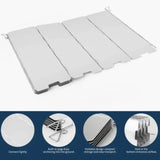 Tall Aluminium Stove Windscreen – Foldable Gas Burner Shield