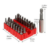 Tamper-Proof Security Bit Set with Holder (33pcs)