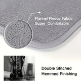 Thick Absorbent Bathroom Mat – Non-Slip Solid Colour Floor & Door Mat (5 colours available)