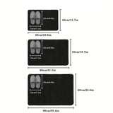 Thick Absorbent Bathroom Mat – Non-Slip Solid Colour Floor & Door Mat (5 colours available)