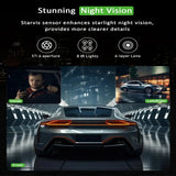 Three-Lens Car Camera with 24H Parking Monitor