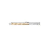 Titanium Twist Drill Bit Set – Hex Shank 1.5–6.5mm (available in single piece & all in one pack)