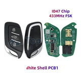 433MHz ID47 Smart Remote Key for MG4, MG5, MG6, ZS, HS, ZX & GT
