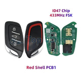 433MHz ID47 Smart Remote Key for MG4, MG5, MG6, ZS, HS, ZX & GT