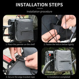 28L Waterproof Bicycle Rear Seat Pannier Bag