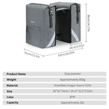 28L Waterproof Bicycle Rear Seat Pannier Bag