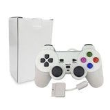 Transparent Blue PS2 Wired Controller – Dual Vibration (different colours available)