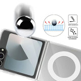Transparent Magsafe Case for the Samsung Galaxy Z Flip7 (2 types of variant available)