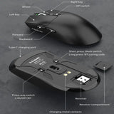 Tri-Mode Gaming Mouse – 12000 DPI (available in Black & White)
