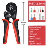 Tubular Terminal Crimping Pliers