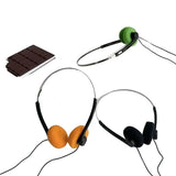 Retro Wired Walkman-Style Headphones with 3.5mm Jack