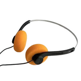 Retro Wired Walkman-Style Headphones with 3.5mm Jack