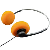 Retro Wired Walkman-Style Headphones with 3.5mm Jack