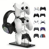 Universal 3-Layer Controller & Headphone Stand for PS5/PS4 (4 colours available)