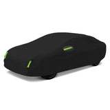 Universal Black Car Cover with Reflective Strips (different sizes available)