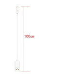 USB-A Charger for OPPO Band 2 (White) 1m