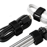 Reusable Black Nylon Hook & Loop Cable Ties