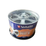 4.7GB DVD-R 16X Blank Discs, 120-Minute (50PCS)