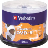 4.7GB DVD-R 16X Blank Discs, 120-Minute (50PCS)
