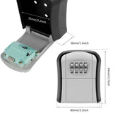 Wall-Mount Key Lock Box with Code (4 types available)