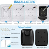 Wall-Mount Key Lock Box with Code (4 types available)