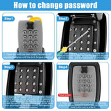 Wall-Mount Key Lock Box with Code (4 types available)
