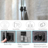 Wall-Mount Mop & Broom Holder