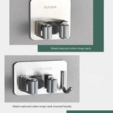 Wall-Mount Mop & Broom Holder