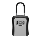 Wall-Mounted Key Keeper – 4-Digit Lock Box (available in Gray & Black)