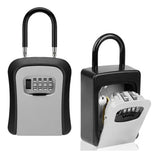 Wall-Mounted Key Keeper – 4-Digit Lock Box (available in Gray & Black)
