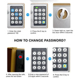 Wall-Mounted Password Safe with Alarm