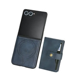 Wallet Leather Case for the Samsung Galaxy Z Flip7 (4 colours available)