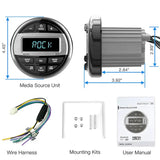Waterproof Marine Bluetooth Radio & MP3 Player