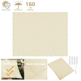 Waterproof Sunshade Sail – Square & Rectangle (4 colours available)