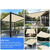 Waterproof Sunshade Sail – Square & Rectangle (4 colours available)