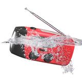 2000mAh Emergency Weather Radio with Hand Crank, Solar & USB Charging, Flashlight