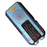 2000mAh Emergency Weather Radio with Hand Crank, Solar & USB Charging, Flashlight