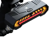 Wireless Turn Signal Bike Tail Light with Projection, 6 Modes (Rechargeable & Waterproof)