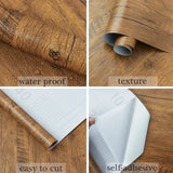 Wide Wood Grain PVC Wallpaper (40cm & 55cm) (available in 5 designs)