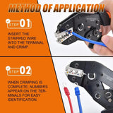 Wire Crimping Tool & Connector Assortment Kit