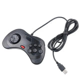 Wired Sega Saturn Controller – Classic USB Gamepad (available in Black & White)