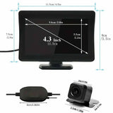 Wireless 4.3" Rear View Monitor & Parking Kit