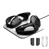Wireless Charging Dock + G3 Controller Grips for Meta Quest 3/3S