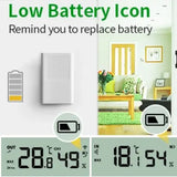 Wireless Indoor-Outdoor Weather Station with Remote Sensor (available in Black & White)