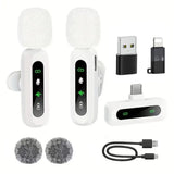 Wireless Lavalier Mic for iPhone, Android & PC (available in different sets)