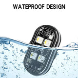 Wireless LED Strobe Lights – 8-Color Rechargeable Anti-Collision Warning Lights